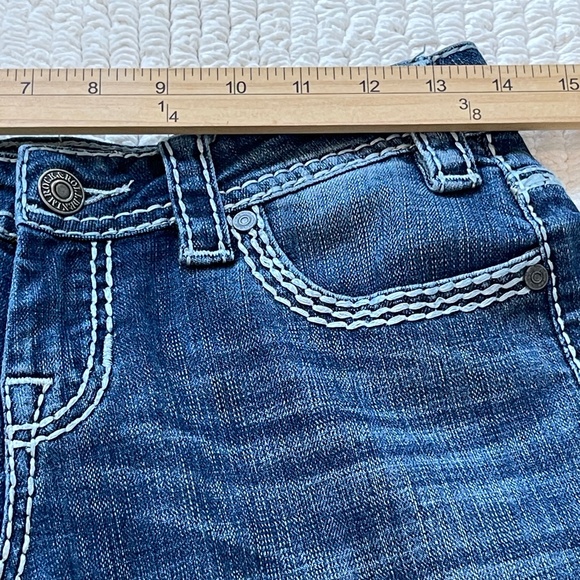 Rock & Roll Cowgirl Dark Blue Boot Cut Jeans - Picture 13 of 16